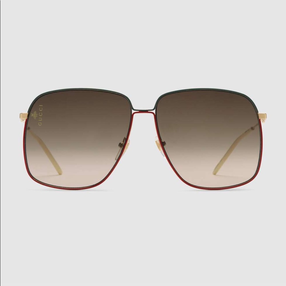 Gucci Rectangular Frame Sunglasses - image 2